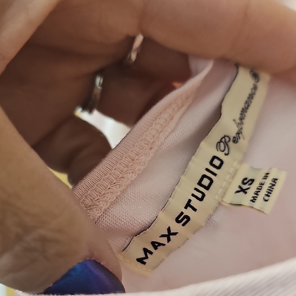 Max Studio Blush Pink Long Sleeve Top - Picture 6 of 10